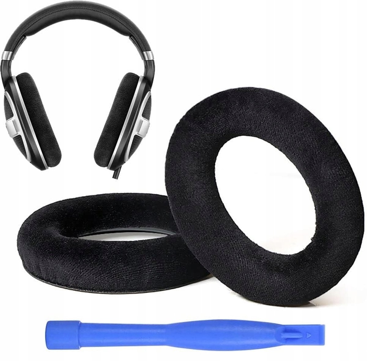 Velours oorkussens voor Sennheiser HD595 - Comfort & Duurzaamheid