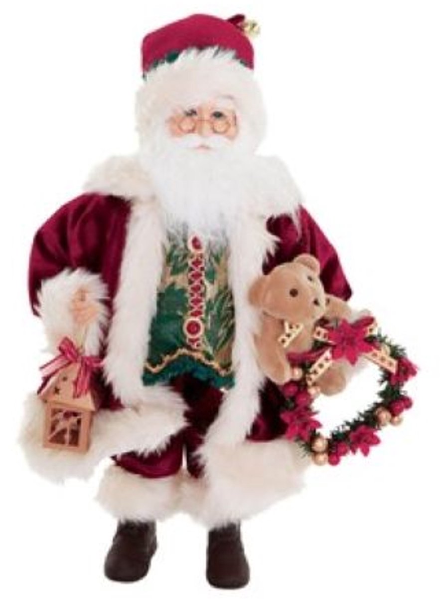 Goodwill - Kerstman - Rood - H46 cm