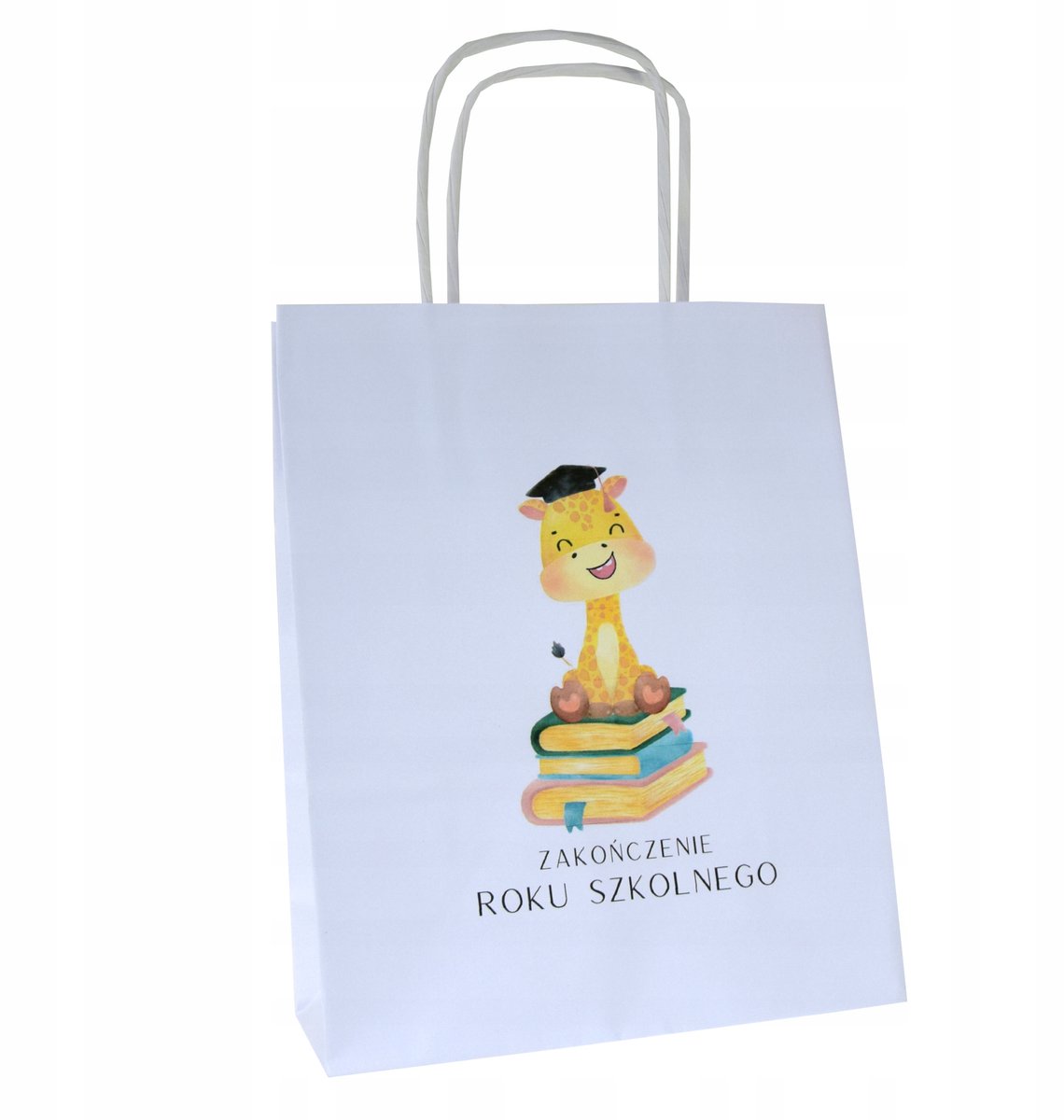 Papieren Cadeautas met Giraffe Print - Ideaal voor School Einde