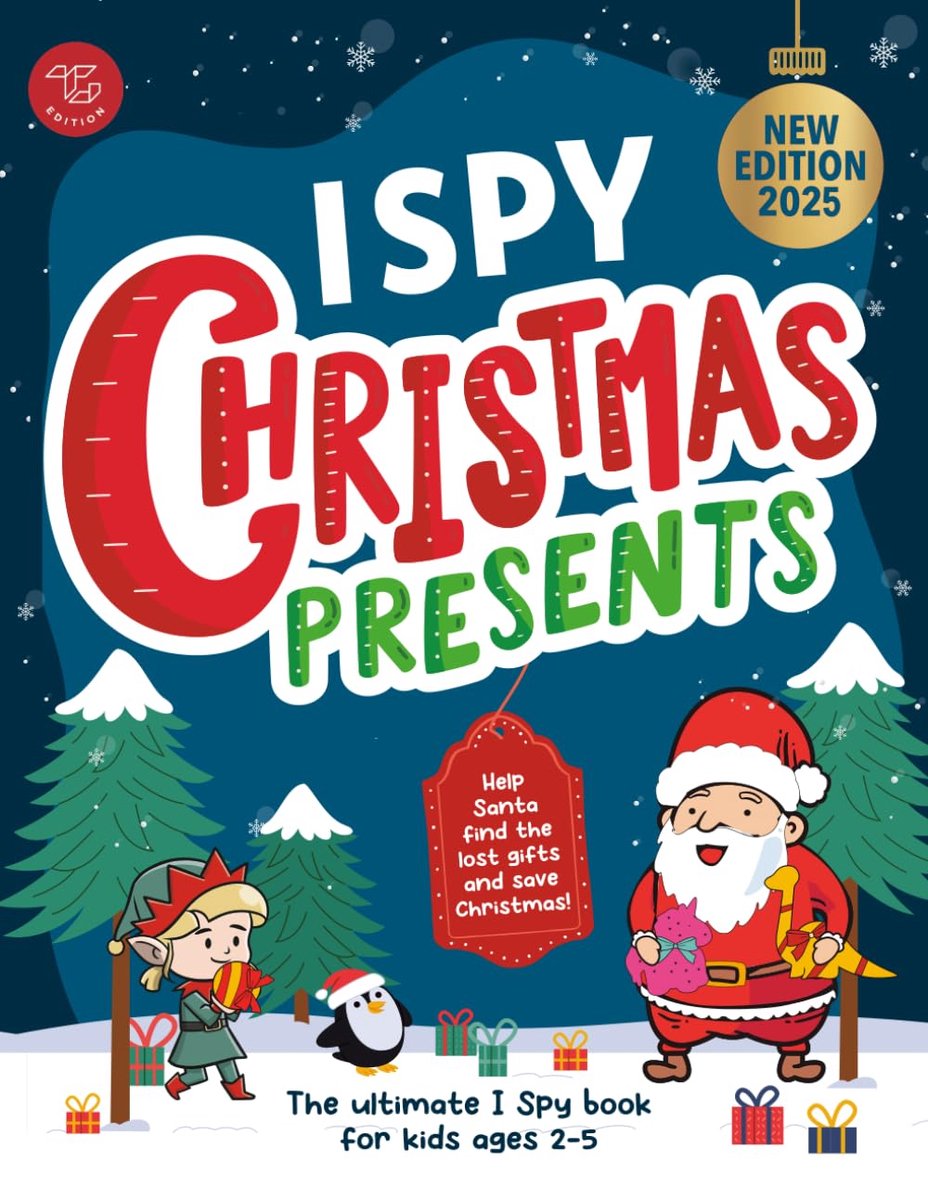 I Spy Christmas Presents: Help Santa find the lost gifts and save Christmas! The ultimate I Spy book for kids ages 2-5 - ShopVlot