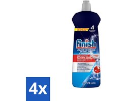 4 x Finish Powerball - Glansspoelmiddel - Anti-Corrosie & Anti-Vervaging - 170 Afwasbeurten - 800ml - Vaatwassermiddel - Glansspoelmiddel - Anti-kalk - Anti-corrosie - Vaatwasser