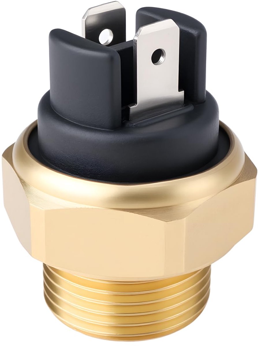 YINETTECH M22 x 1.5 Automotive Radiator Fan Switch BA5-598-652 85-80°c for Cars Motorcycles Racing - ShopVlot