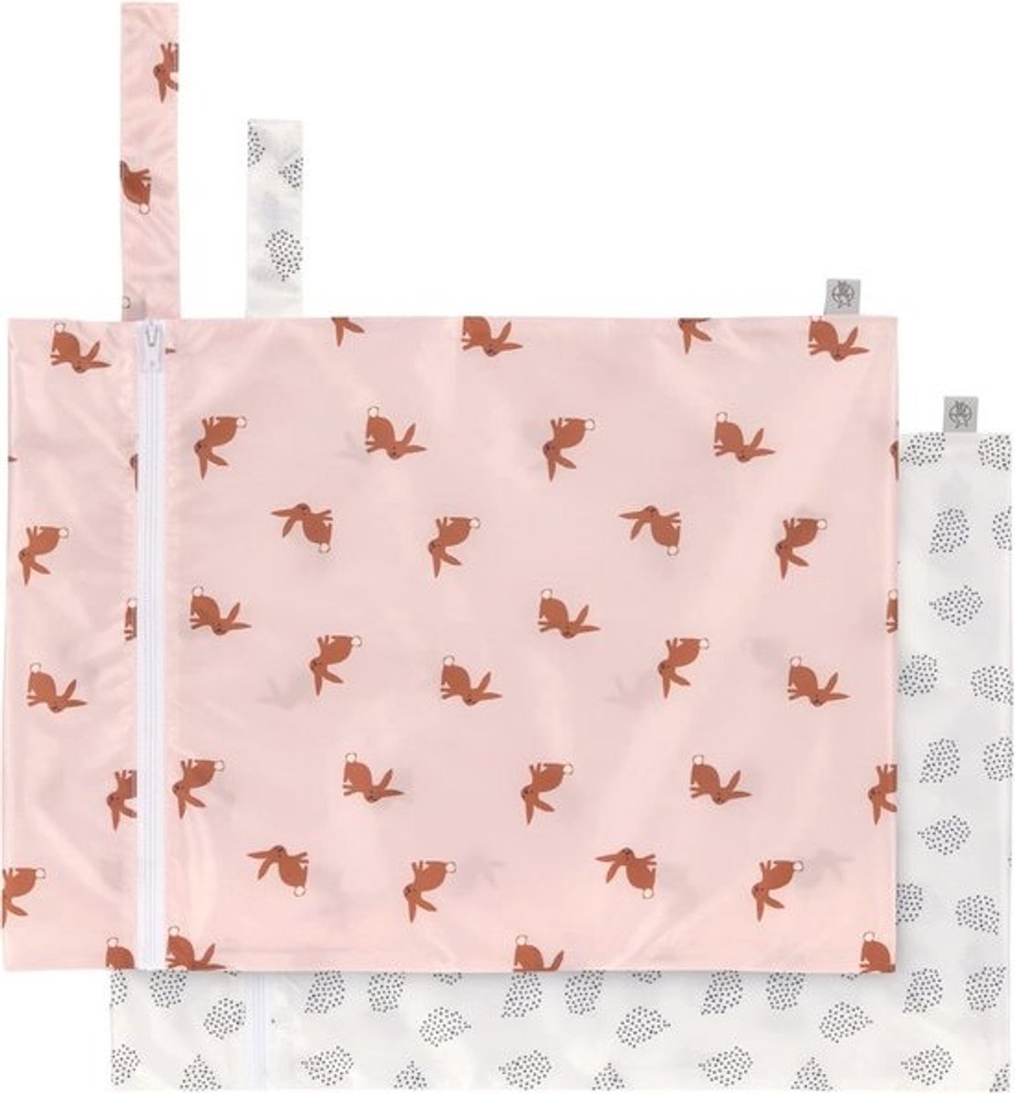 Herbruikbare Nattas voor Kinderen - 2 Stuks Wet Bag voor Baby