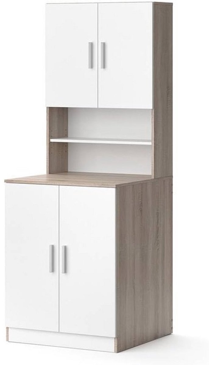 Hoog Smal Badmeubel Kast Boven Wasmachine Opslagruimtebadkamerkast