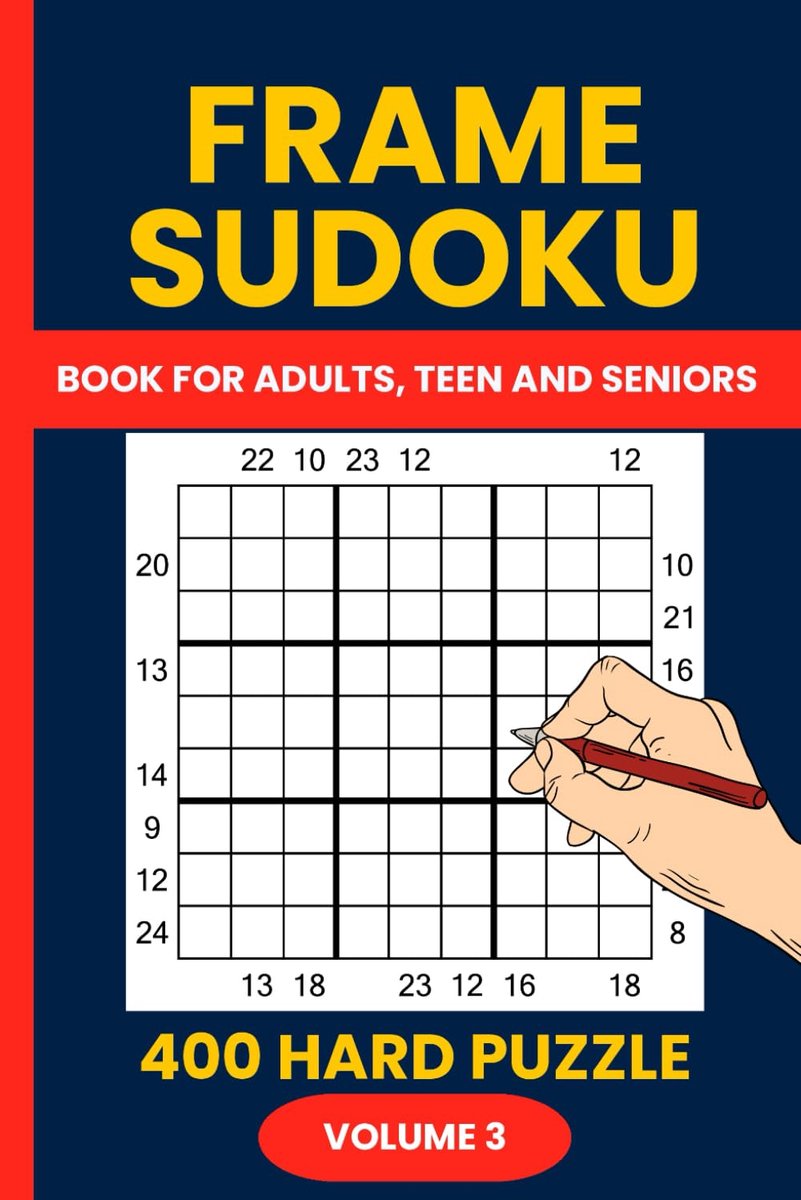 Frame Sudoku Puzzle Book Volume 3 : 400 Hard Outside Sum Sudoku Puzzles for Advanced Solvers: Push Your Limits with - ShopVlot