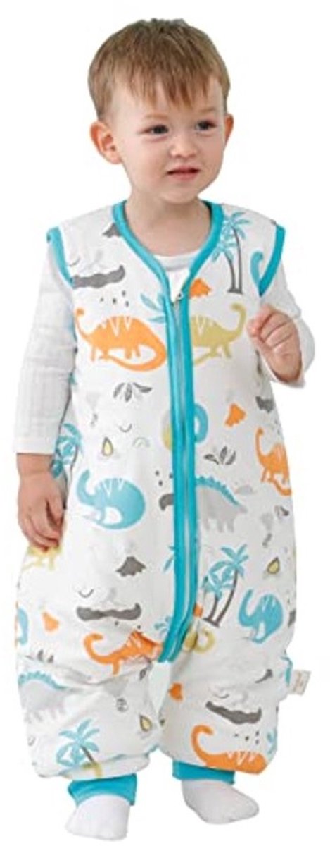 Slaapzak voor Baby met Voeten - 2,5 TOG Katoen, Geschikt voor Lente en Winter, Maten S, M, L
