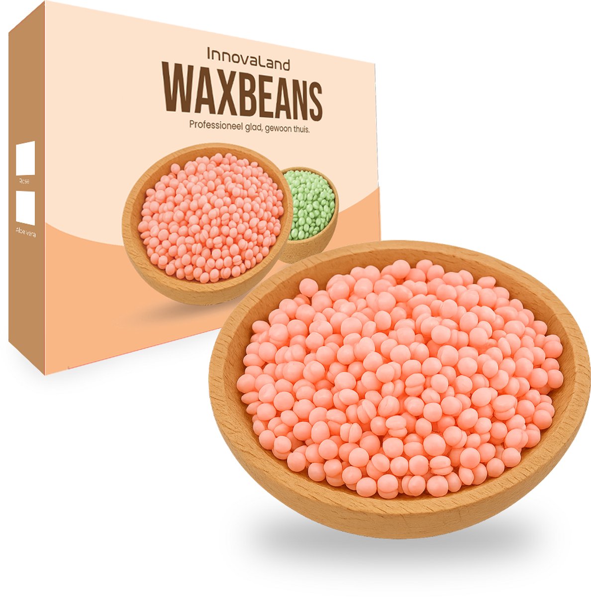 Innovaland Luxe Harskorrels - Roze Geur - Wax Beans - Wax Bonen - Ontharing - Wax Parels - Hars - Verzorging - Waxen - Hard Wax - Ontharingswax - Waxing - Hot Wax - Gezicht Wax - Wax Pearls