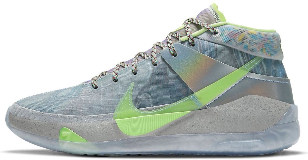 Nike KD13 ‘Play for the Future’ – Platinum Tint/Metallic /Royal Pulse/Barely Volt KD13 ‘Play Lifestyle Unisex Sneakers Wit