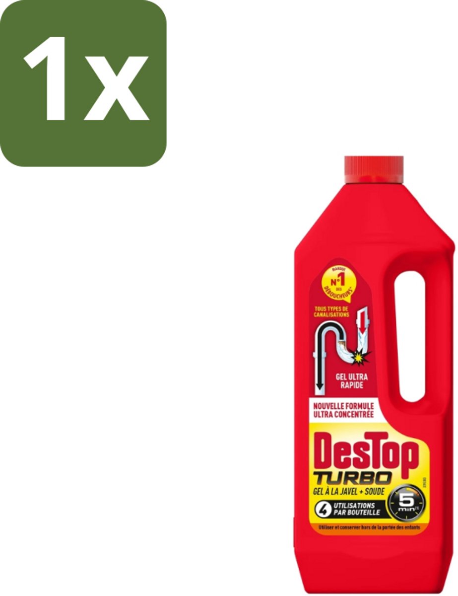 Destop - Ontstopper - Turbo Gel - 1 L - 1 stuk