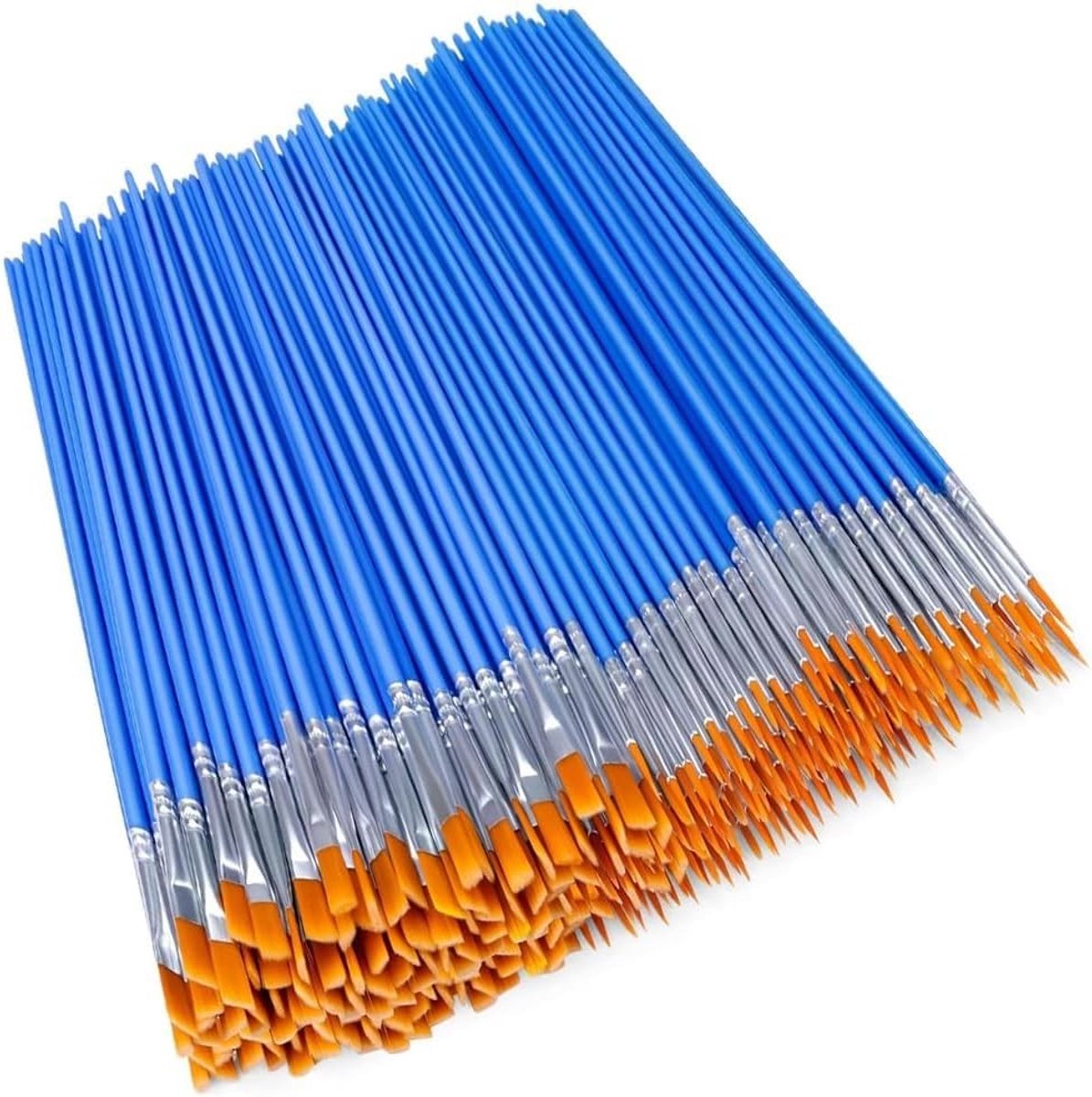 Professionele Kwasten Set van 60 Stuks voor Acrylverf, Aquarel en Olieverf - Inclusief Kleine en Brede Kwasten voor Kunstenaars en Beginners