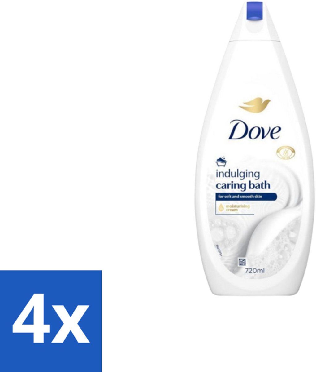 Dove – Badcrème – Indulging Cream – 720 ml - Voordeelverpakking - 4 stuks