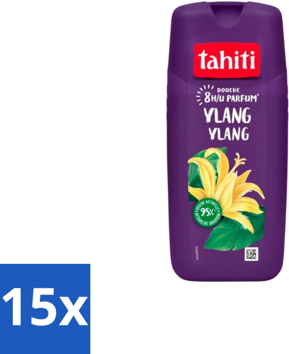 Tahiti – Douchegel – Ylang Ylang - 315 ml - Bulkverpakking - 15 stuks