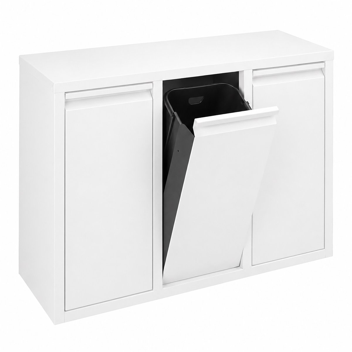 vuilnisbak - 3x 10 l - wit