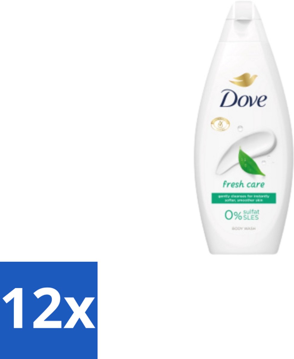 Dove – Douchegel – Fresh Care – 250 ml - Voordeelverpakking - 12 stuks
