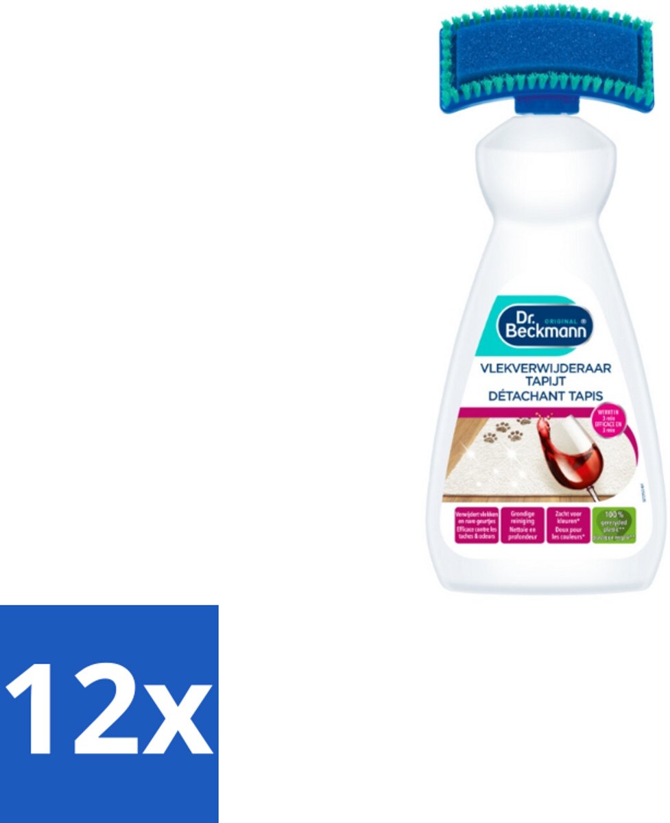 Dr. Beckmann – Vlekkenverwijderaar – Tapijt - 650 ml - Voordeelverpakking - 12 stuks