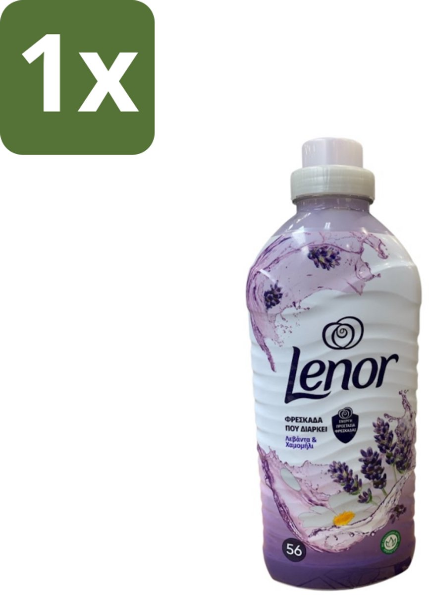 1 x Lenor – Wasverzachter – Lavender & Kamille – 56 Wasbeurten – 1176 ml - Wasverzachter - Lavendel - Kamille - Wasgeur - Wasverzachting