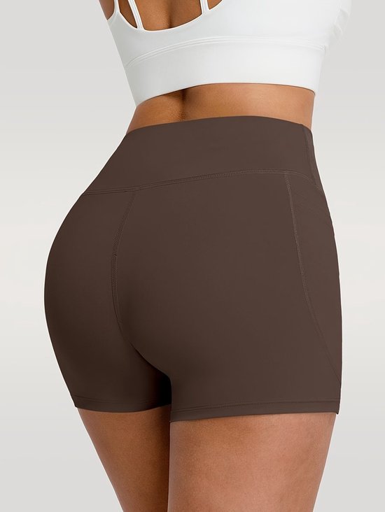 Currero Pilates Pak Dames - Yoga - Buttshaper - Gym - Fitness - Butt Lift - Bil Vergrotend - Heup Liftend - Yogakleding - Bruin XL — afbeelding 4