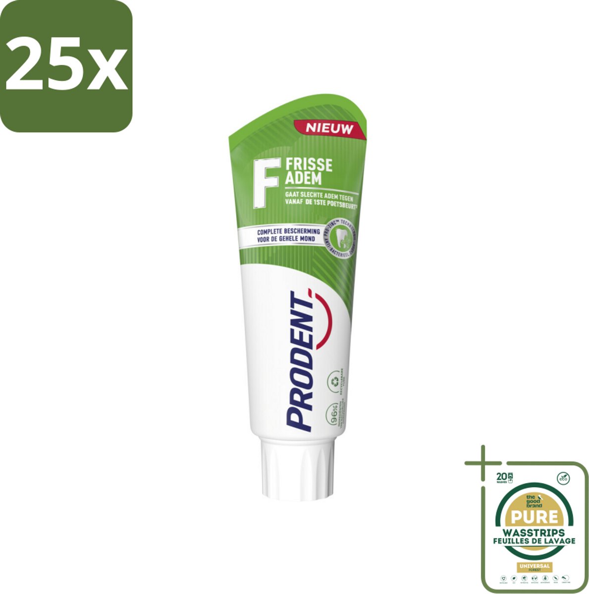 25 x Prodent – Tandpasta – Frisse Adem – Pro-Zinc Technologie - Grootverpakking - Koffie - Koffiezetapparaat - Koffiezetapparaat - Koffiezetapparaat