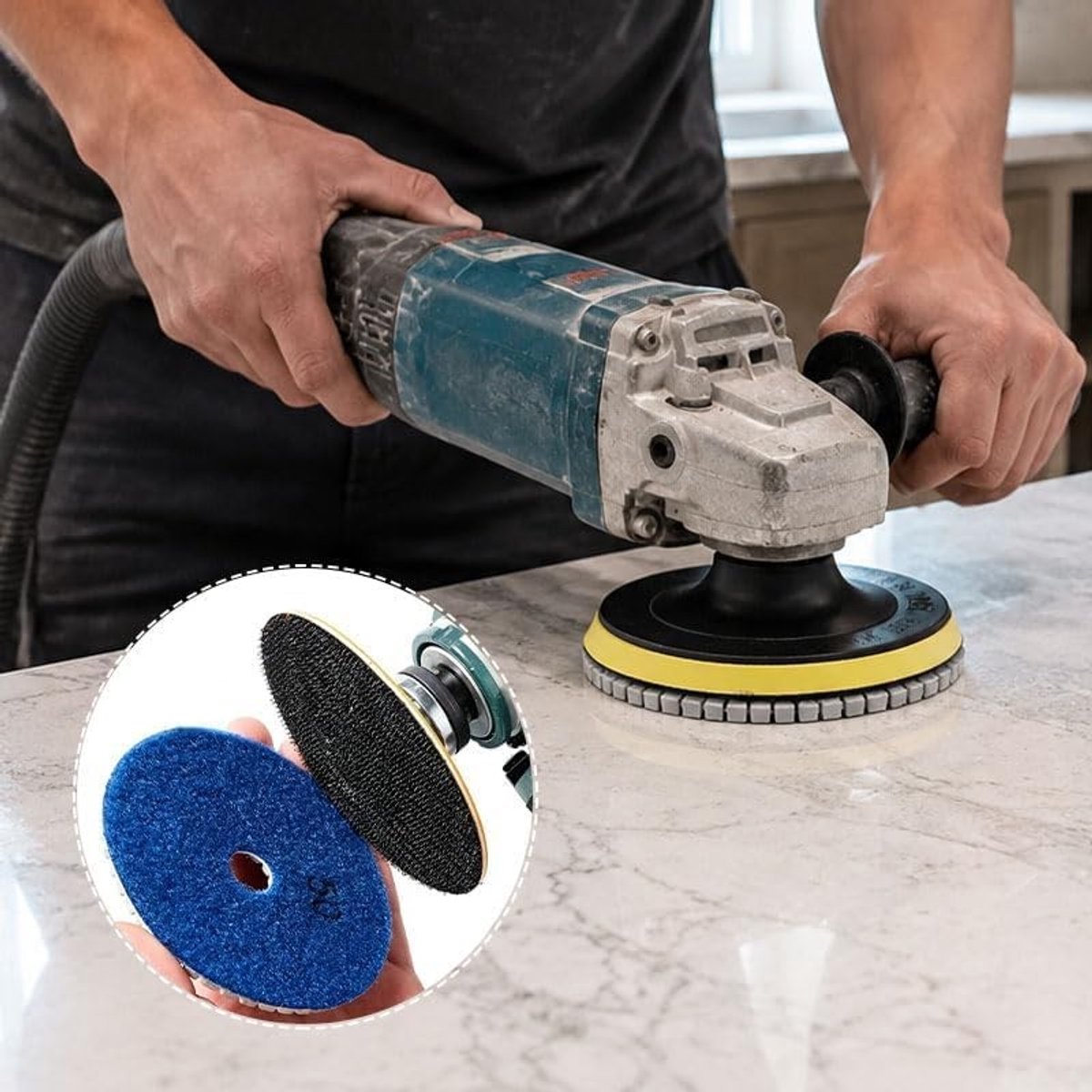Polijstpad voor Diamantbewerking, 5 inch (125 mm), 30 korrel - Ideaal voor gladmaken en afwerken