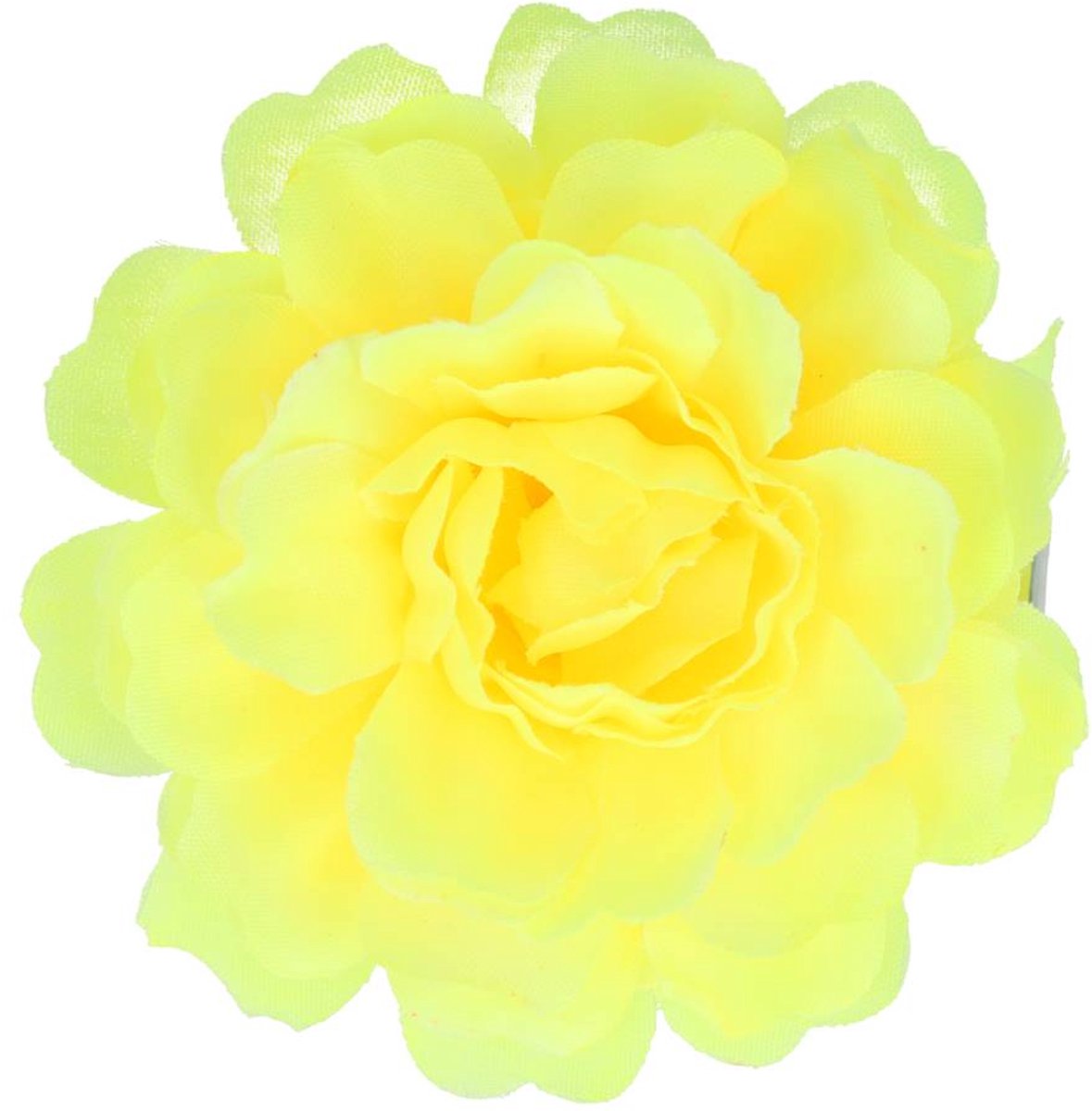Haarsoires Haarspeld Duckklem 5cm – Haarbloem – Geel - Sterke Haarclip voor Styling & Dagelijks Gebruik - Hair Clip - Decoratieve Haaraccessoire