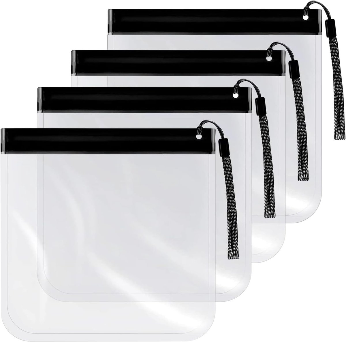 Transparante Reistas - 20 x 20 cm - Milieuvriendelijk EVA - Voor Toiletartikelen en Vloeistoffen