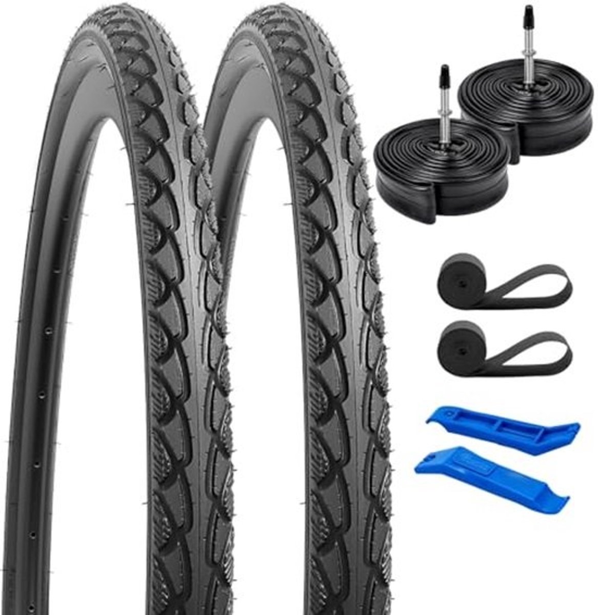 Opvouwbare 28-inch Fietsbanden 700x38C met Binnenbanden