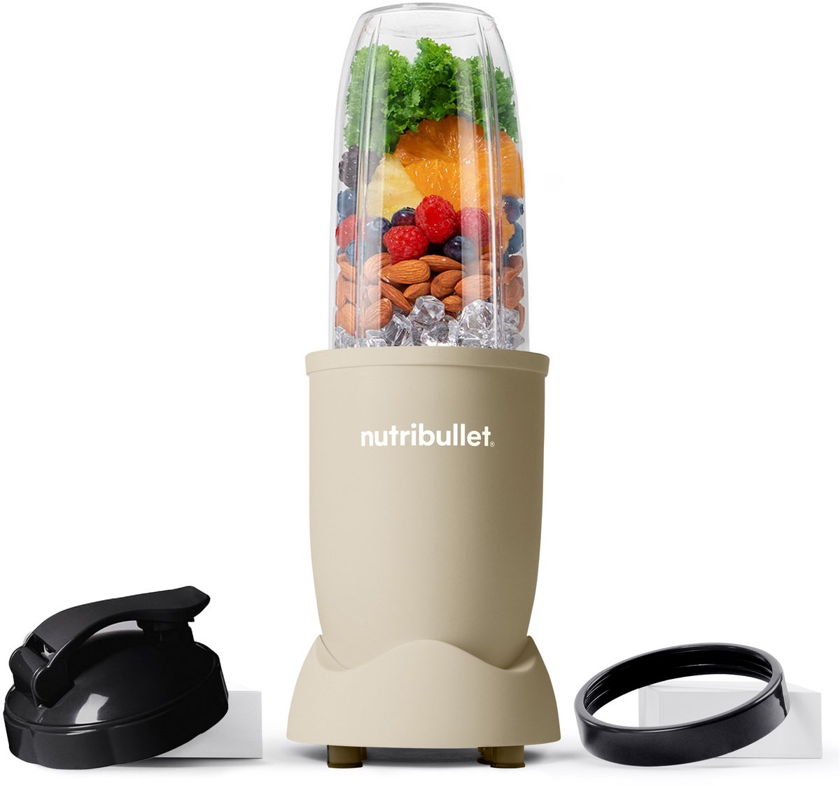 Nutribullet Exclusive Matte - Blender - 900 Watt - Smoothie Maker - Incl. To Go Accessoires & Receptenboek - Sand