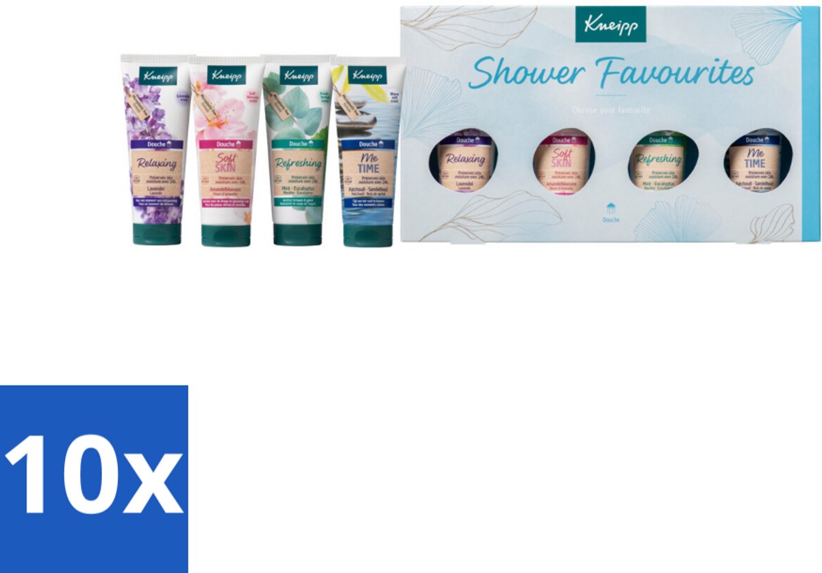 Kneipp – Shower Favourites – Luxe Geschenkset - Bulkverpakking - 10 stuks