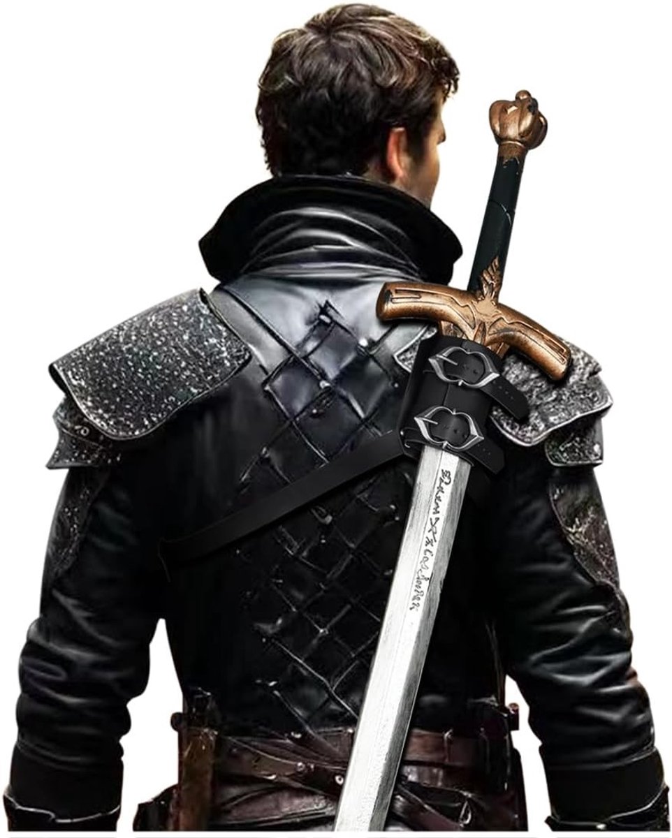 Medieval Zwaard Houder voor Rug en Schouder - Ideaal voor Zwaardliefhebbers en Cosplay Accessoires