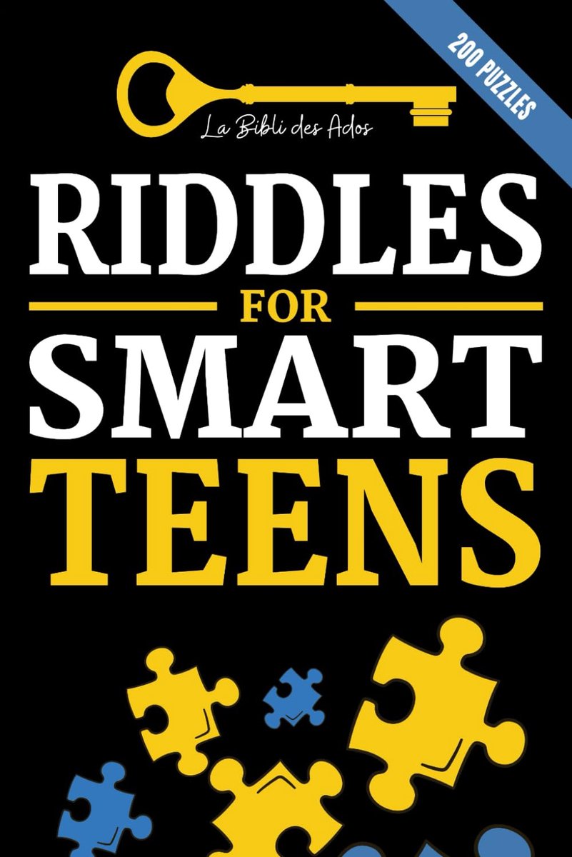 Riddles for Smart Teens: 200 Puzzles, investigations and logic games to solve (+solutions) - ShopVlot