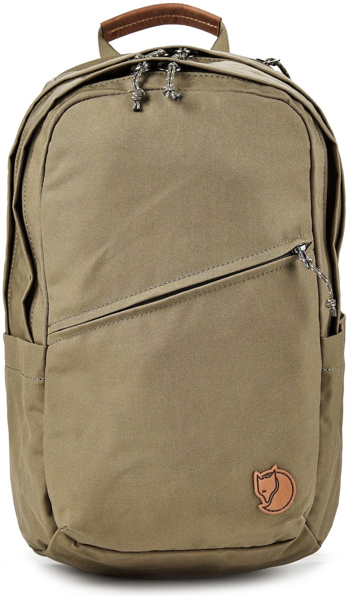 Fjällräven vrijetijdsrugzak rugzak met laptopvak Räven 20 Backpack Green olijfgroen