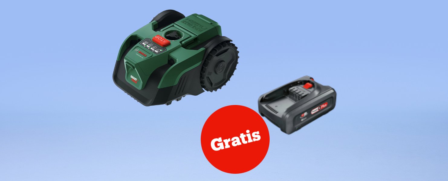 Gratis 18V of 36V accu
