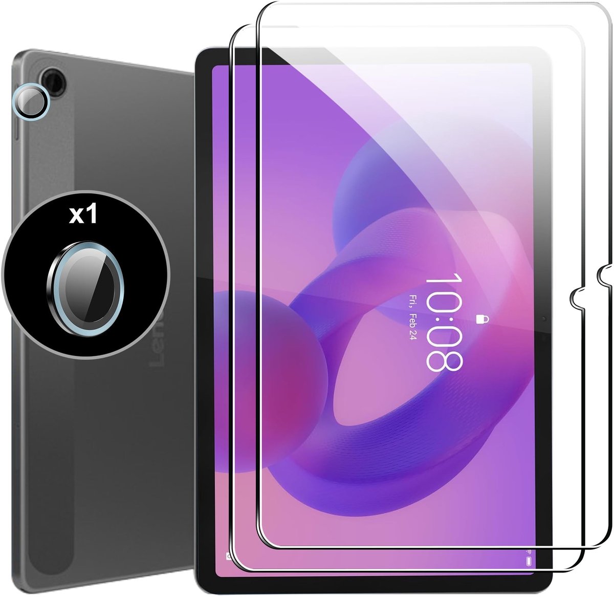 Elzusha - 2-Pack Beschermfolie voor Lenovo Idea Tab 11 Inch met Camera Bescherming