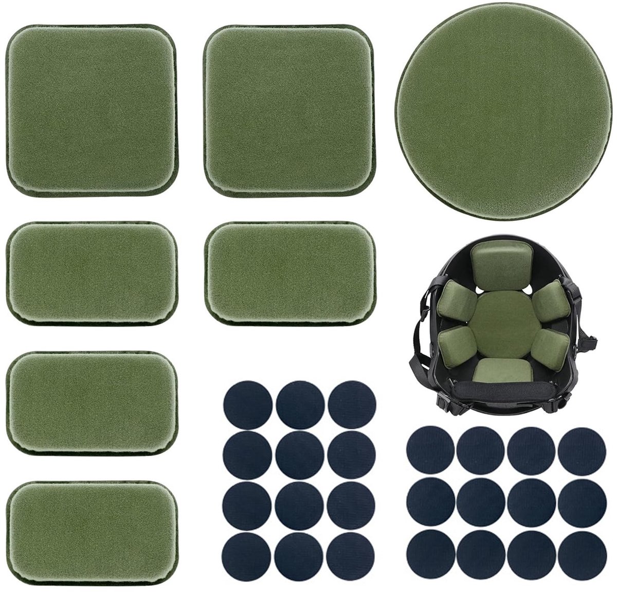 Elzusha - Set van 31 EVA Schuim Pads voor Helmen