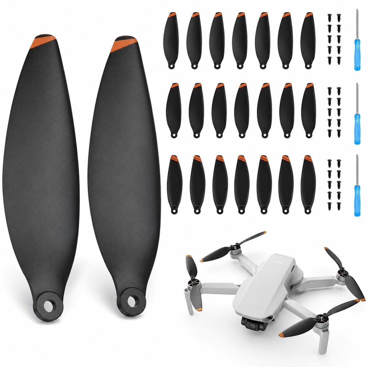 Elzusha - 32 Stuks Vervangende Propellers voor Drones met Geluidsreductie
