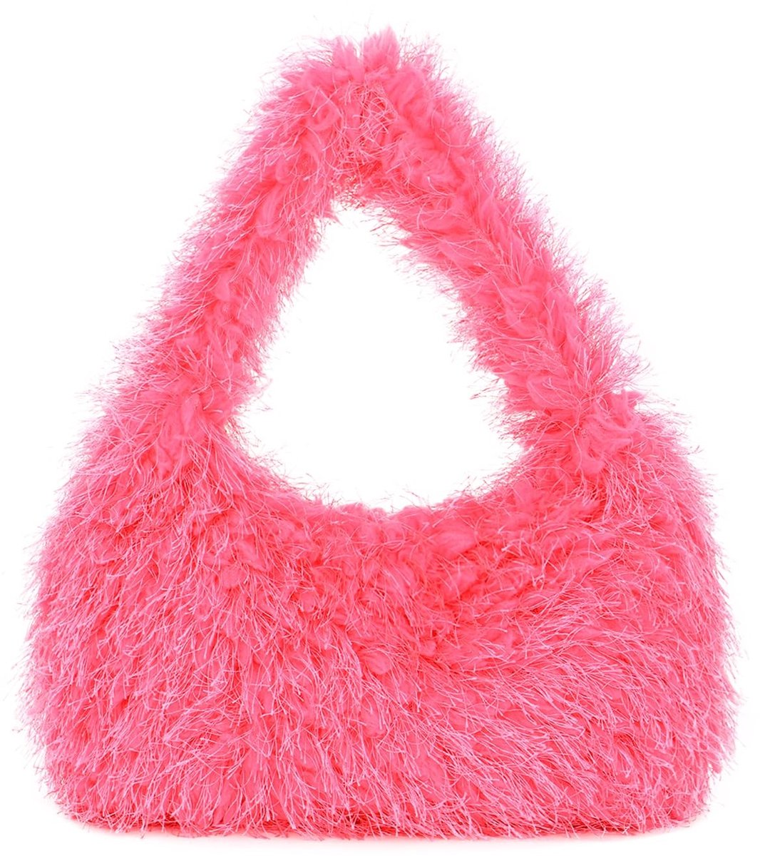 Elzusha - Trendy Faux Fur Hobo Tas voor Dames