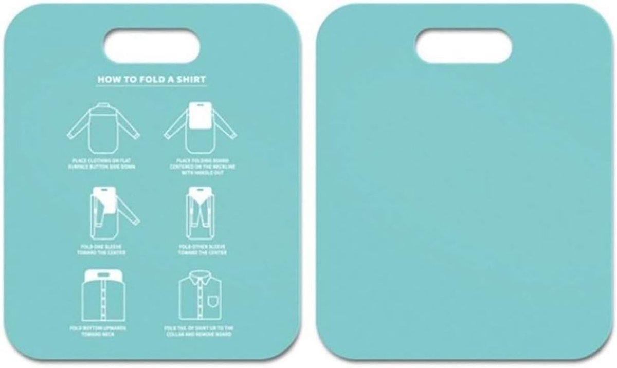 Snelle Kleding Vouwplank voor T-Shirts, Broeken en Truien - Ideaal voor Thuisopslag en Organisatie (Blauw)
