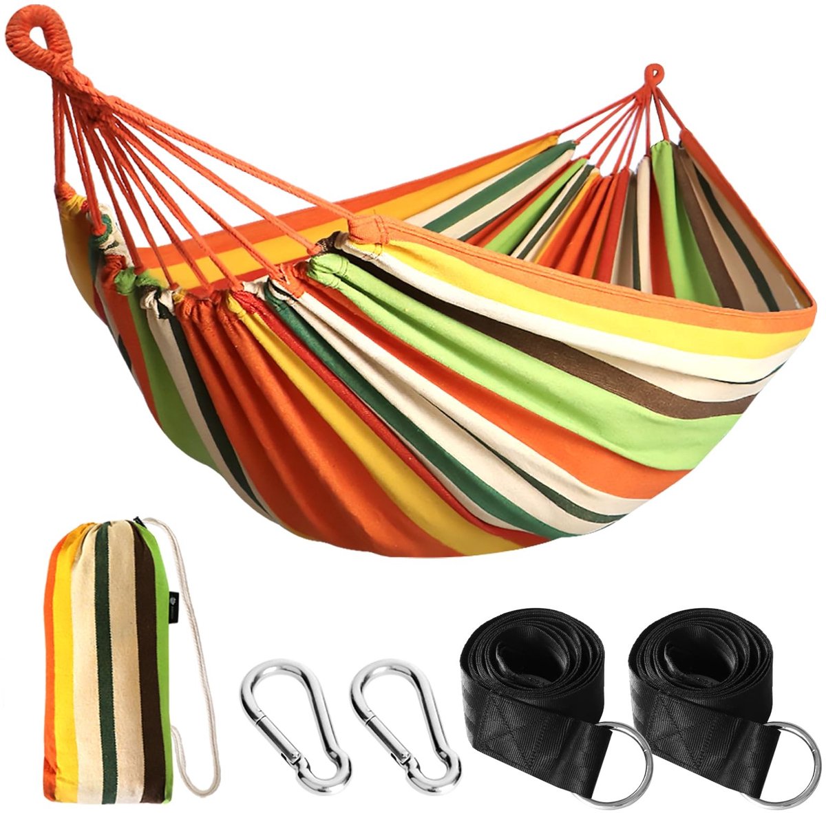 Elzusha - Outdoor Camping Hammock - Lichtgewicht, Met Boomvriendelijke Straps