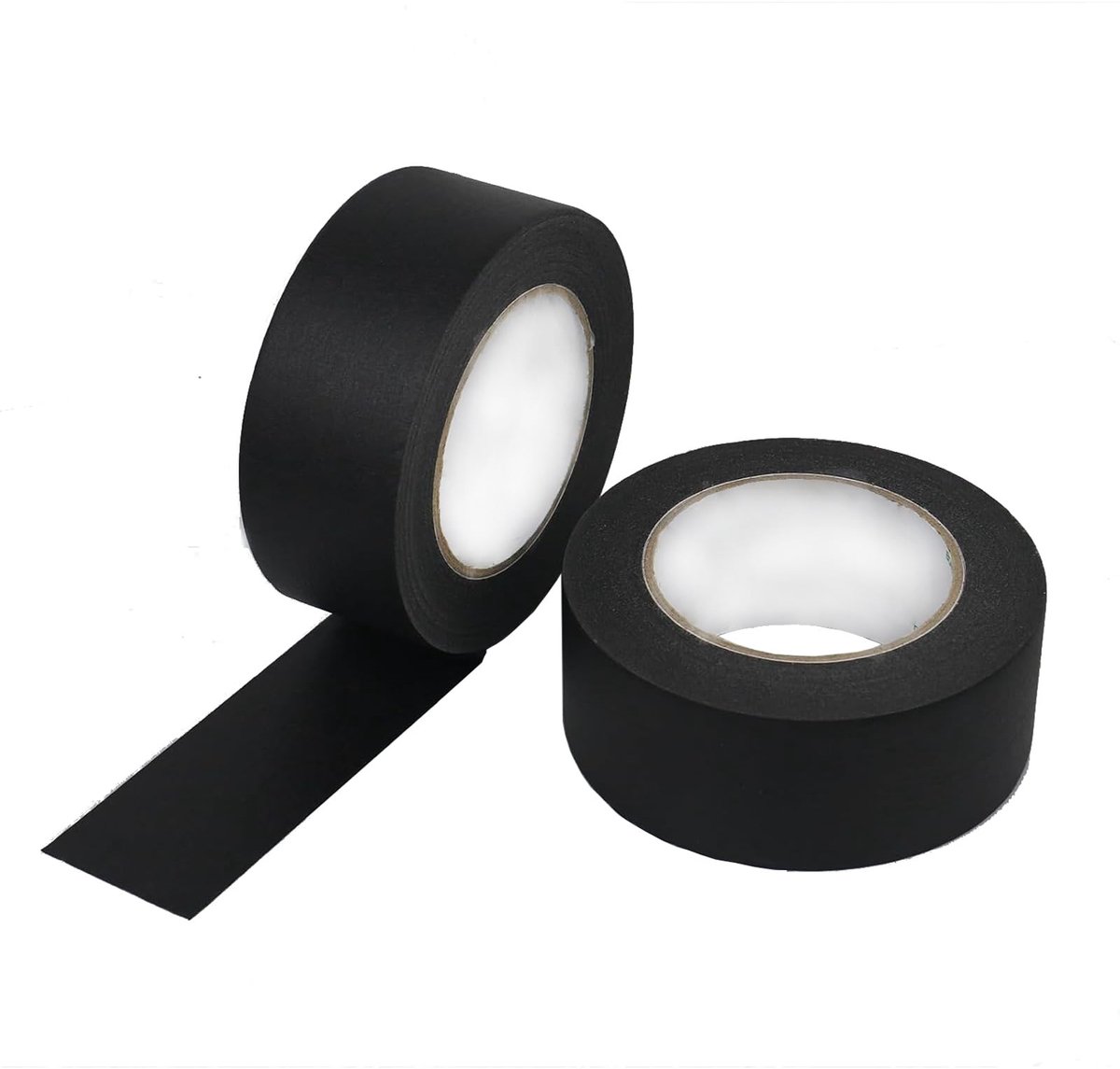 Elzusha- Maskingtape Premium - Multi-Surface Tape - Decoratie Tape - 30m x 5cm - Zwart - Hoogwaardig Crêpepapier - Schildertape