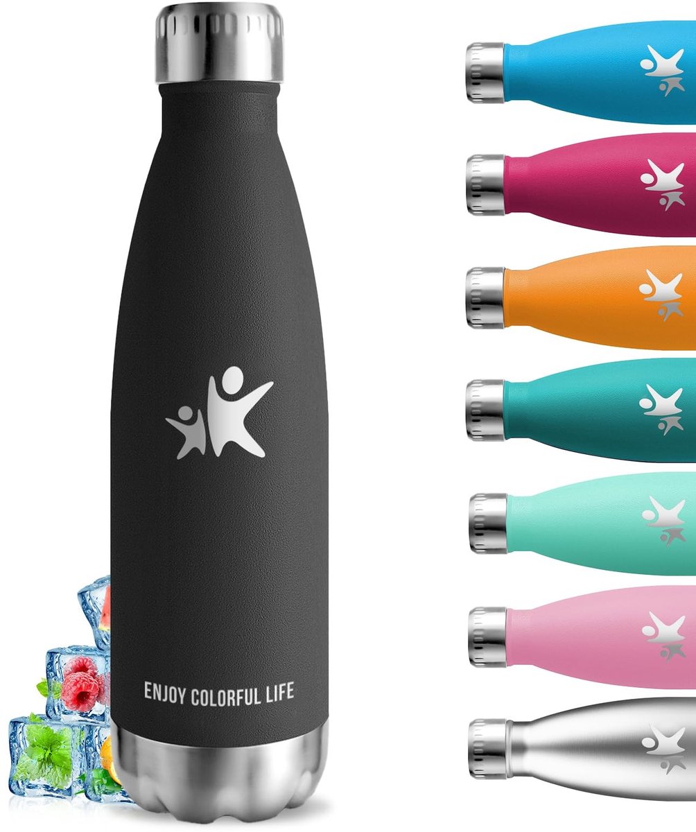Elzusha - RVS Thermosfles 750ml voor Koude en Warme Dranken