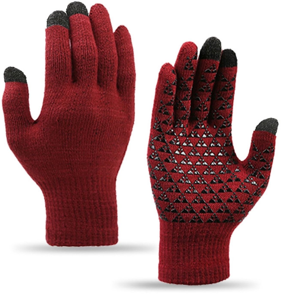 Elzusha - Gebreide Winterhandschoenen voor Mobiele Telefoon