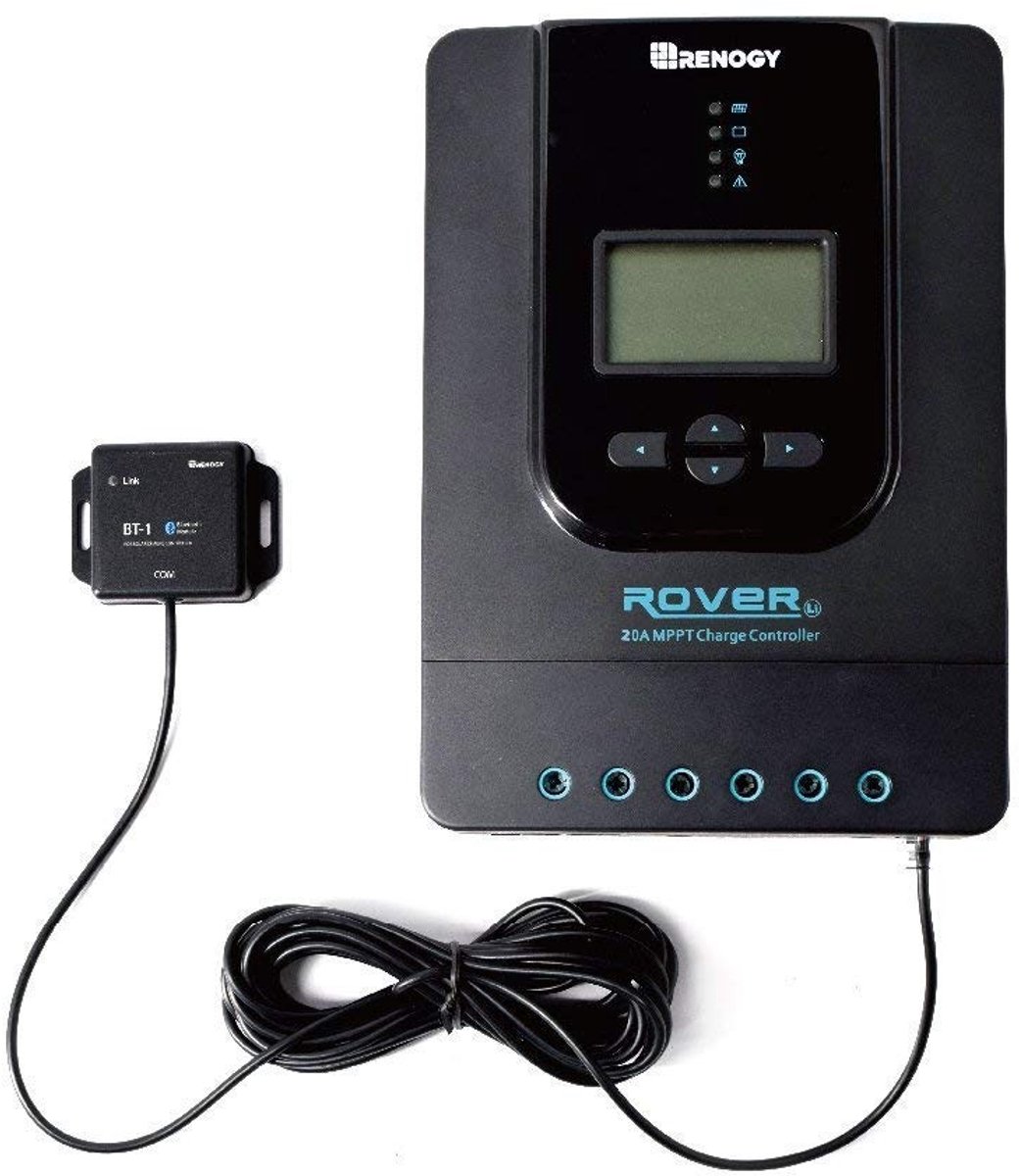 Elzusha - MPPT Solar Panel Laadcontroller met Bluetooth
