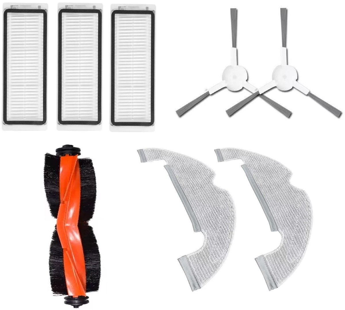 Elzusha - Accessoires voor Dweilstofzuiger, B-combinatieset
