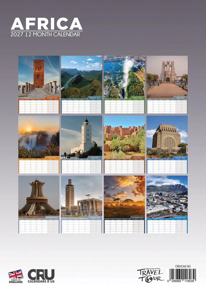 Afrika A3 Kalender 2027
