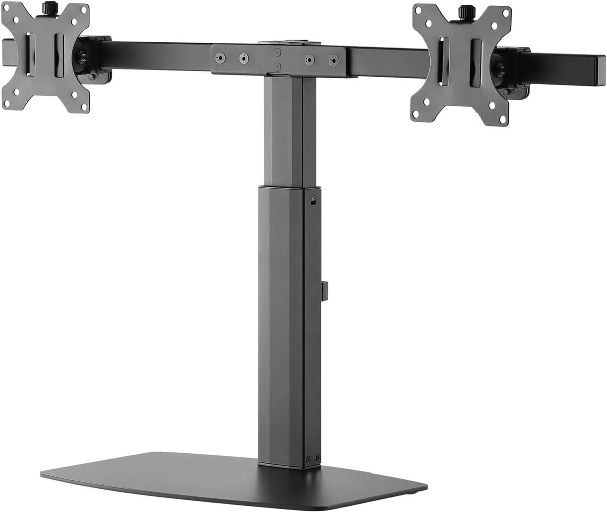 Monitorhouder tafel - Dubbele monitorarm - Bureau organiseren - Gasveer in hoogte verstelbaar - 17-34 inch - Zwart