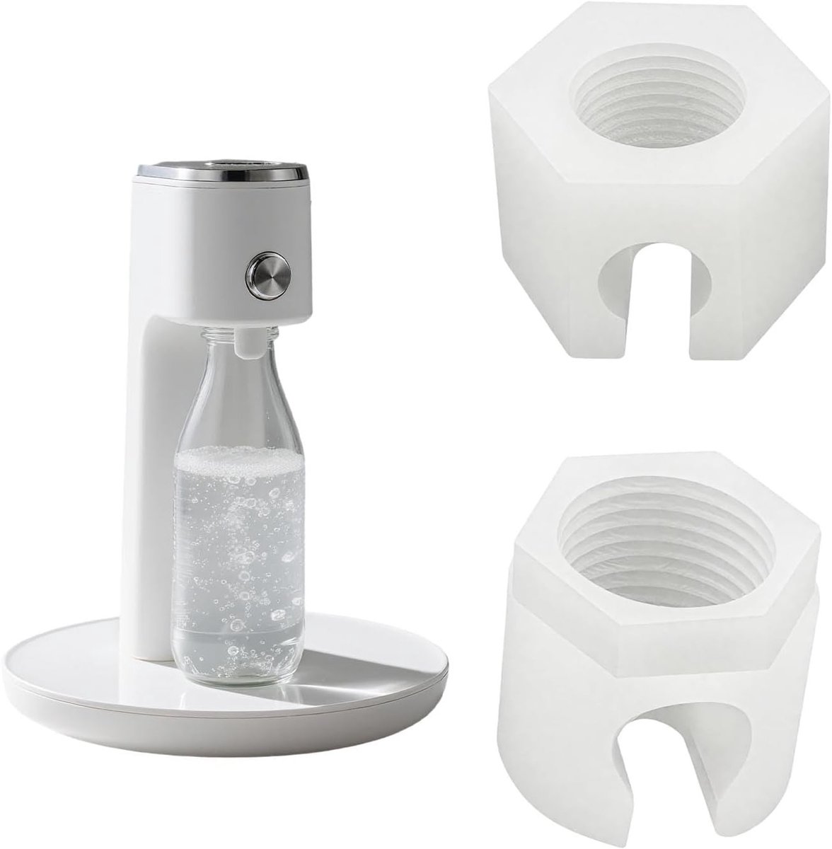 Vervangende Moeren voor CO2 Slangverbindingen, Geschikt voor Watermachines en Accessoires zoals Jet, Spirit, Easy, Crystal, Terra, Duo 1.0 & 2.0