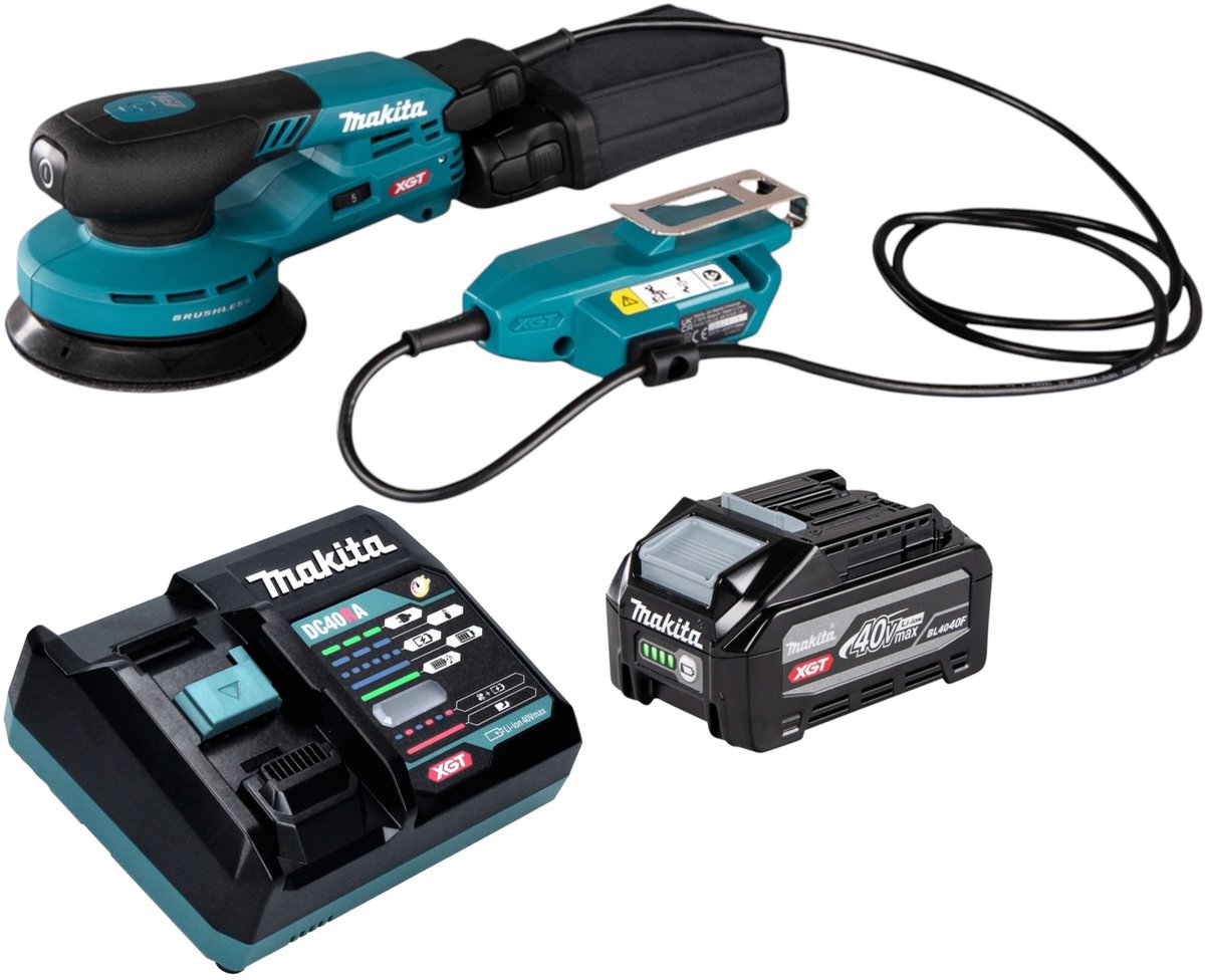 Makita BO 001 CGZ Accuschuurmachine 40 V max. 125 mm 5,0 mm slag Brushless Solo - zonder accu, zonder lader