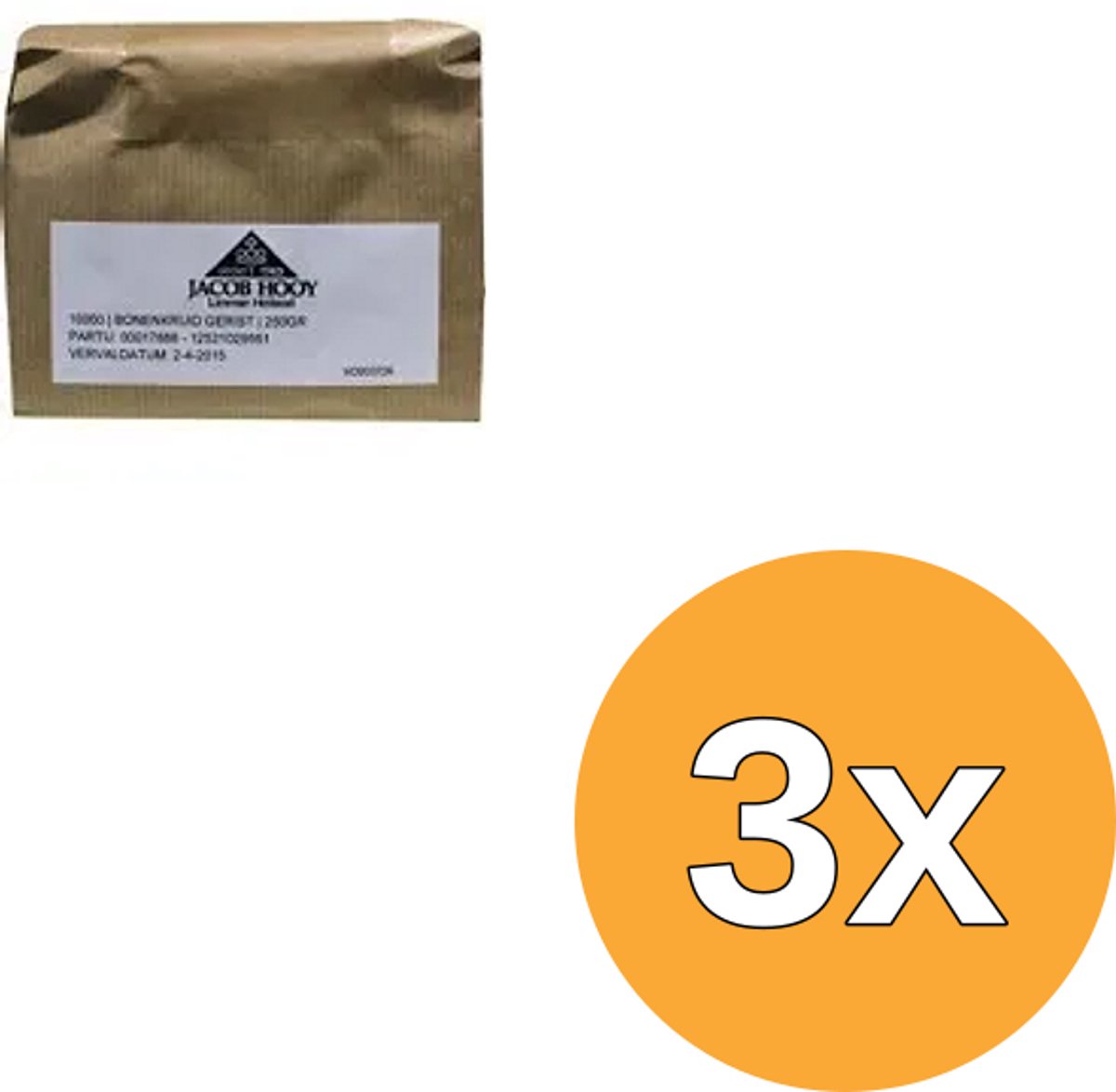 3x Jacob Hooy Bonenkruid Gerist (250 gr)