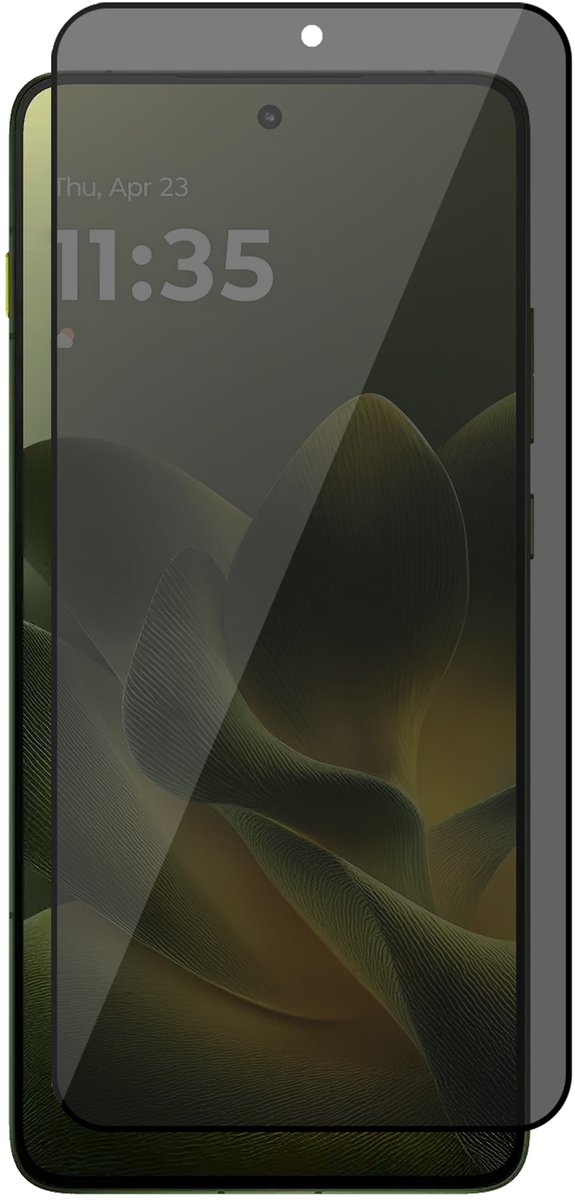 Privacy Screenprotector geschikt voor Motorola Moto Edge 70 – Full Cover Gehard Glas – Anti Inkijk – Privacy Filter