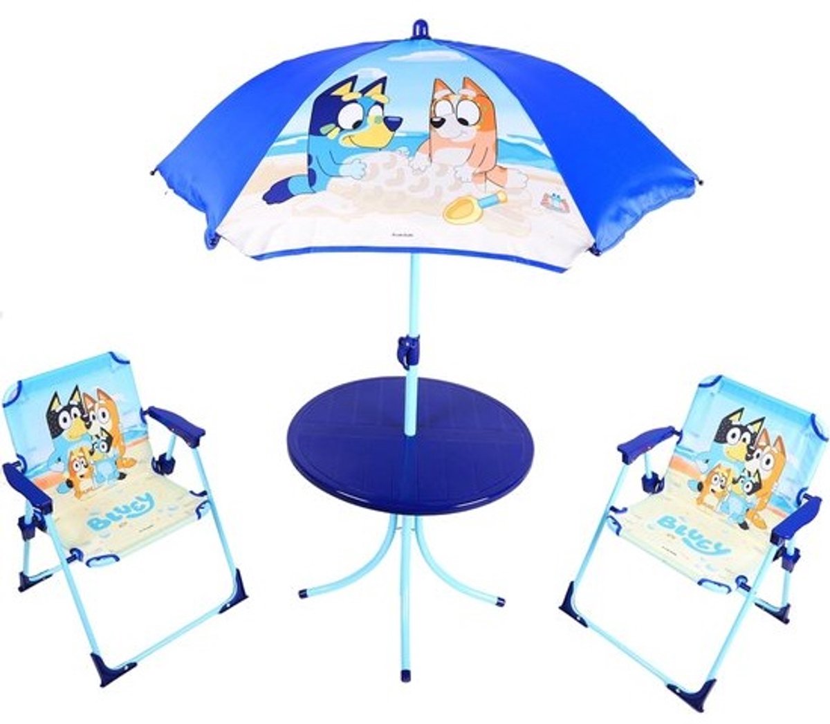 Kindertafel met Stoelen en Parasol - Buiten- en Binnenmeubilair voor Kinderen